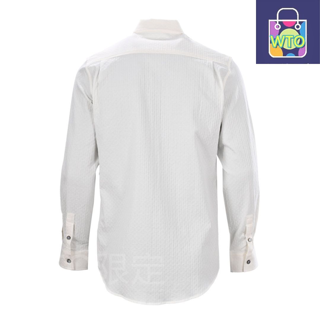 今日 Louis Vuitton ルイ ヴィトン 縦縞混紡コットンシャツシリーズ ボイルドコットンジャカード素材アウター トップス