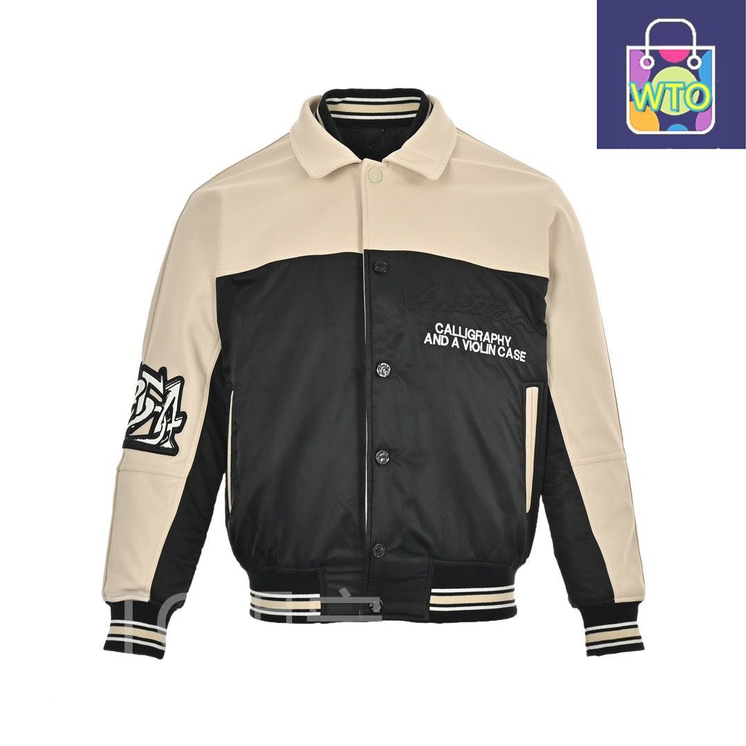 今日 Louis Vuitton ルイ ヴィトン ブロックベースボールジャケットシリーズアウター トップス