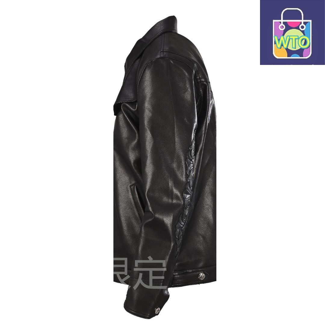 クロムハーツ 腕大刺繍レザージャケットシリーズ