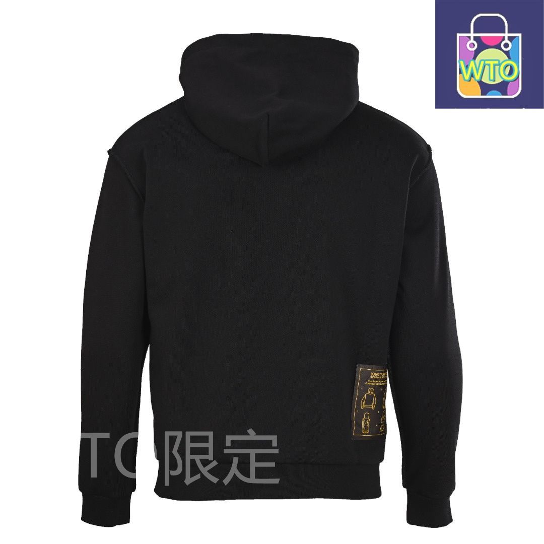 今日 Louis Vuitton ルイ ヴィトン 無地フードウェアシリーズ 360 g起毛ウェア素材アウター トップス