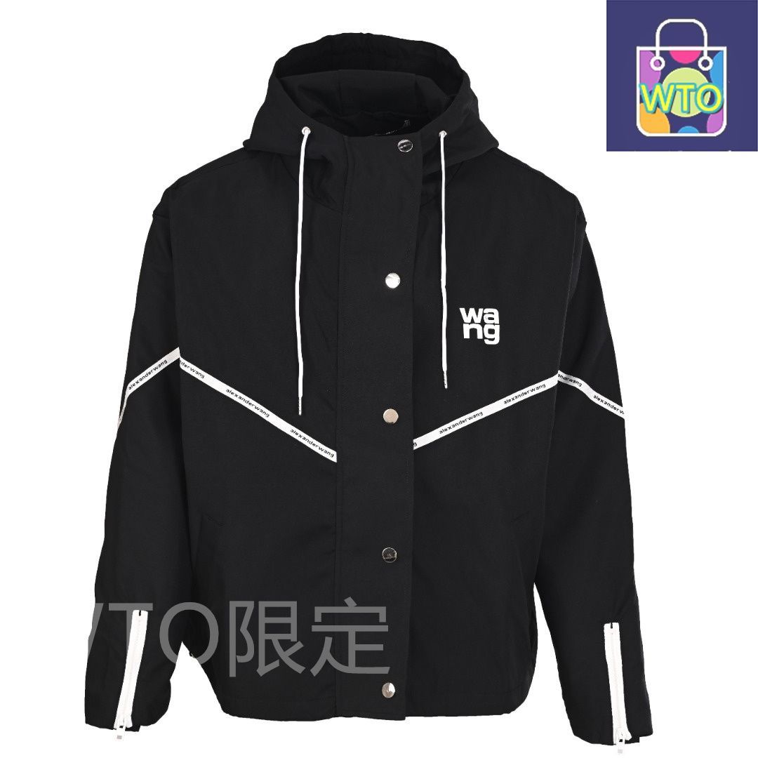 今日 Alexander Wang アレクサンダー ワン ブロックトレンチコートシリーズ 二層複合防水素材 調節ボタン付きアウター トップス