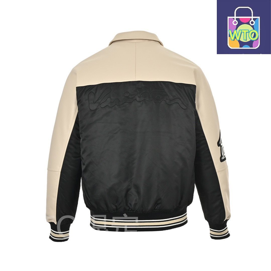 ヴィトン ブロックベースボールジャケットシリーズアウター