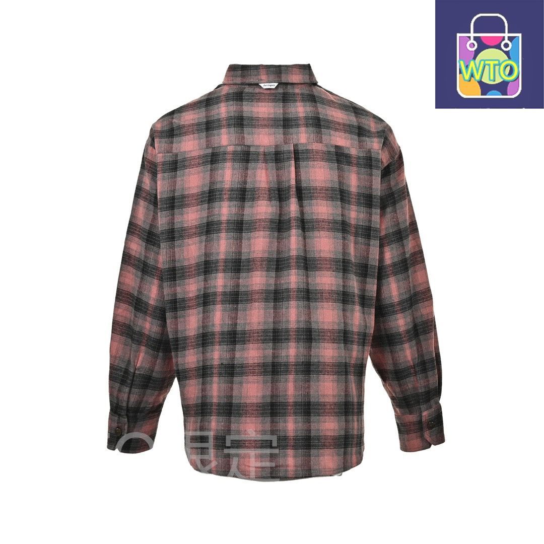 今日 OUR LEGACY アウアレガシー チェック柄シャツ 柔らかいコットンブラッシュド素材アウター トップス