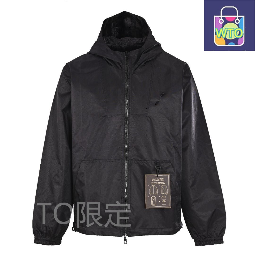 今日 Louis Vuitton ルイ ヴィトン 地模様ジャカード両面着用ジャケットシリーズ シルクジャカード裏地アウター トップス