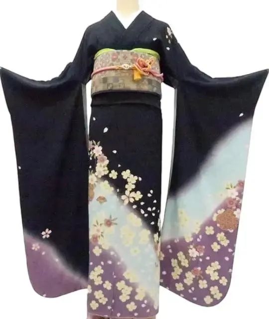 百華❀Y2476◇金駒刺繡 高級手縫い仕立て 成人式 トールサイズ 正絹