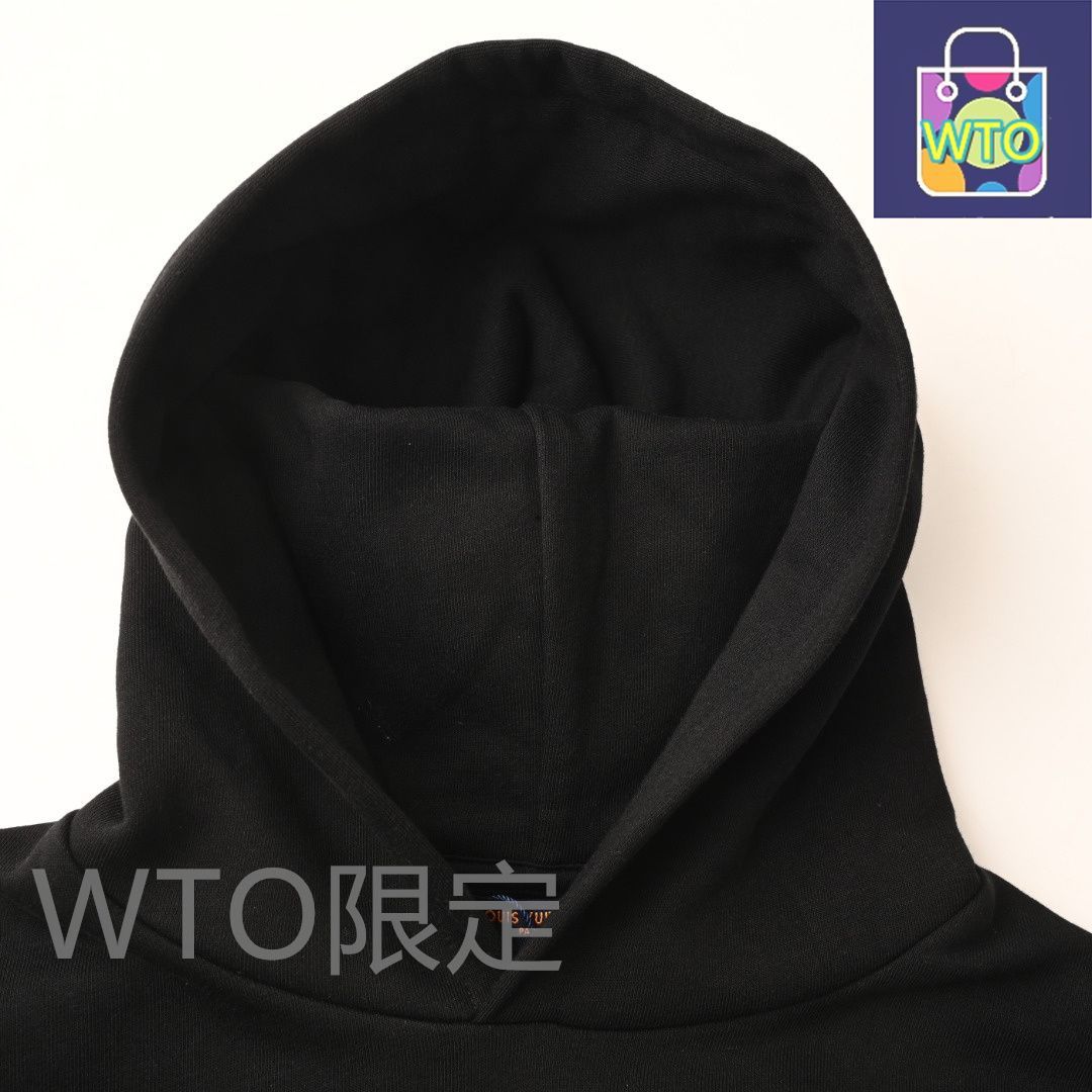  今日 Louis Vuitton ルイ ヴィトン 無地フードウェアシリーズ 360 g起毛ウェア素材アウター トップス トップス バレエ