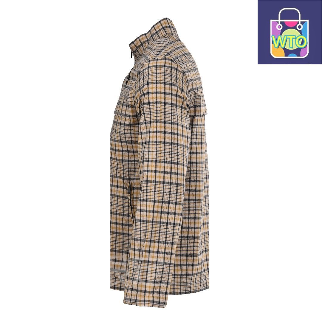 今日 Dior ディオール CD菱格縞混紡シャツコートシリーズ オリジナル格子提花混紡素材アウター トップス