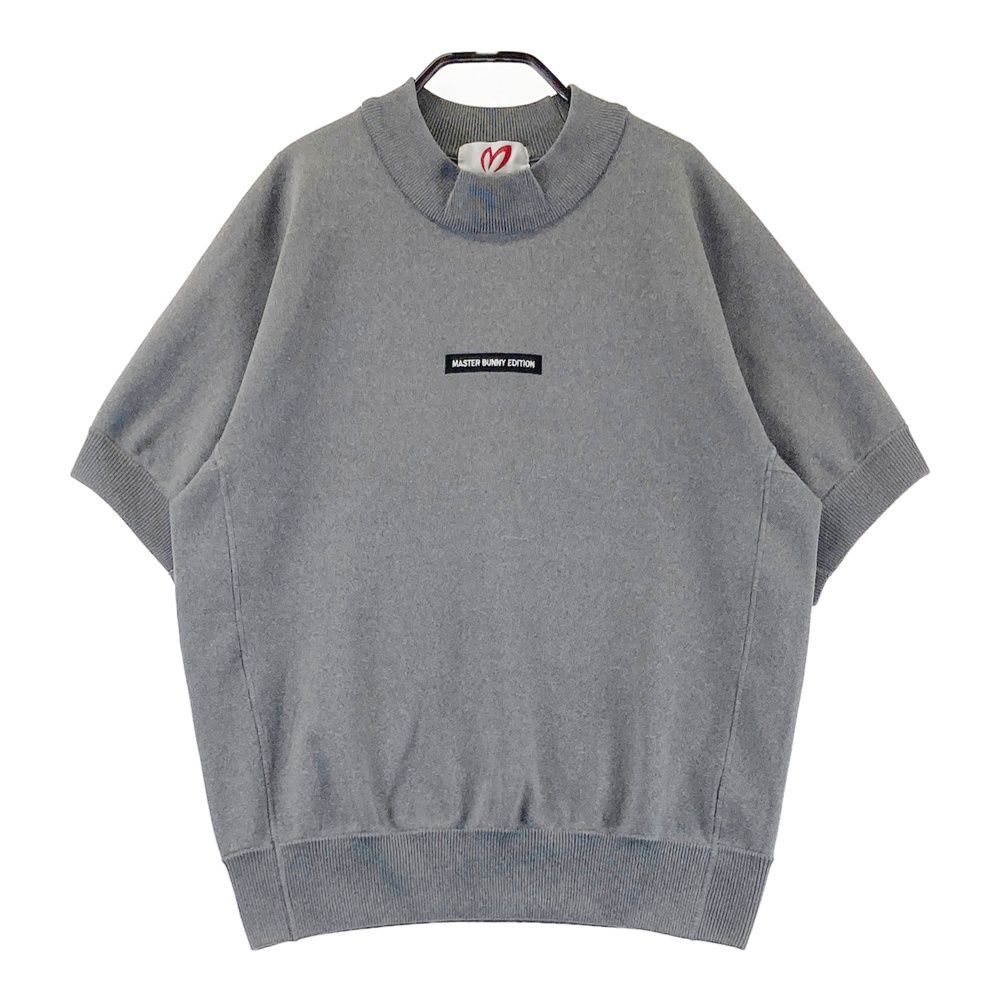 サイズ 1 MASTER BUNNY EDITION マスターバニーエディション モデル 半袖 ニットセーター グレー系 240101553951 ゴルフウェア レディース ストスト