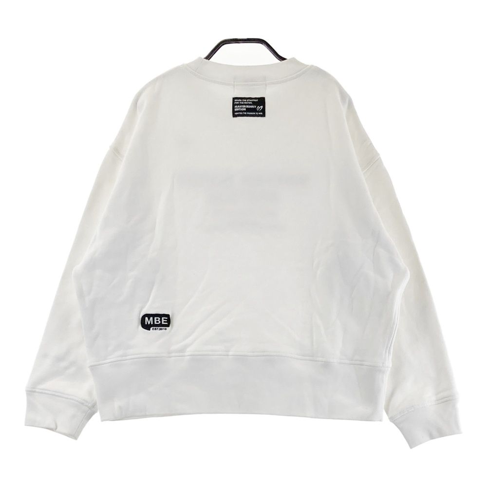 サイズ 1 MASTER BUNNY EDITION マスターバニーエディション モデル 長袖 スウェットトレーナー ホワイト系 ゴルフウェア レディース ストスト