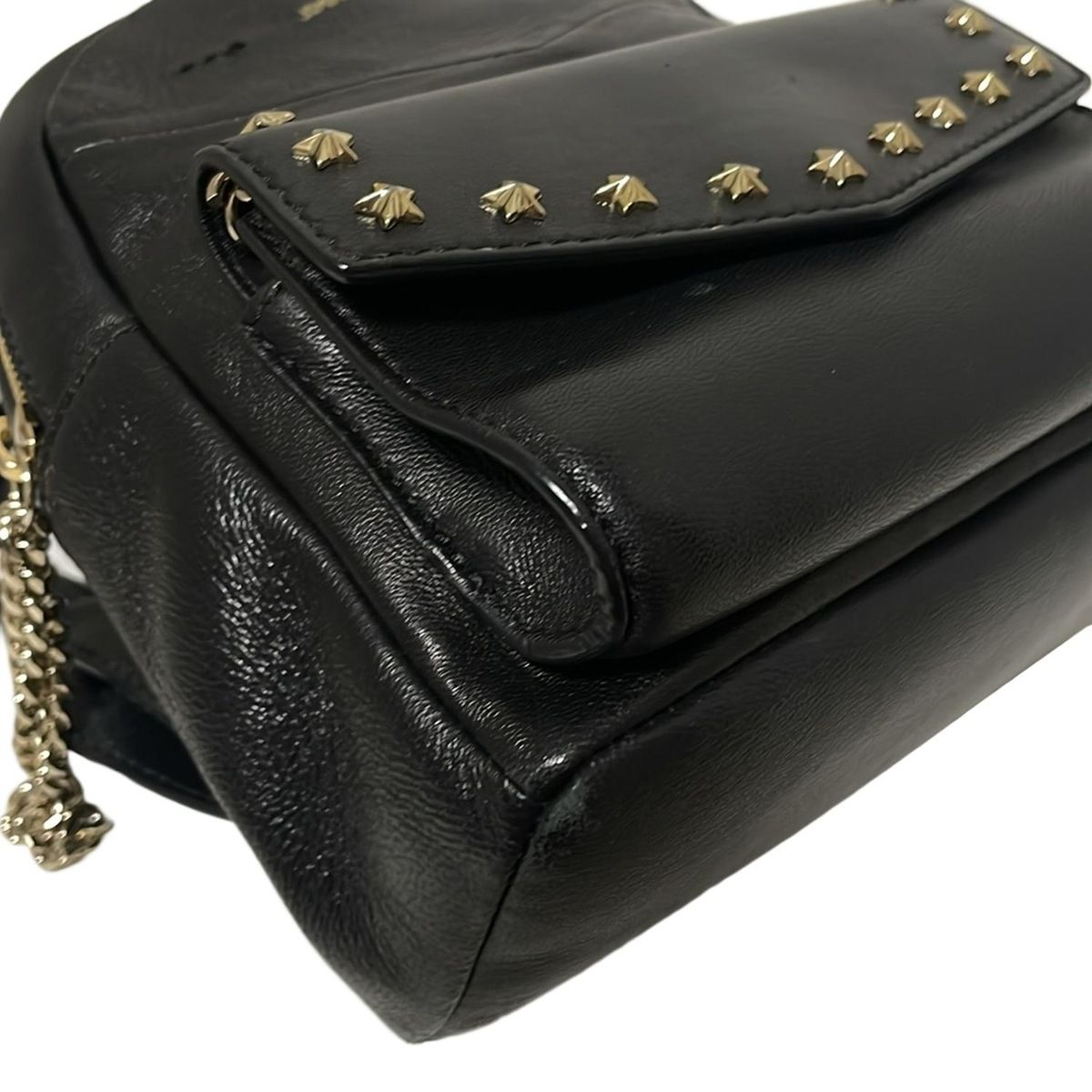 JIMMY CHOO(ジミーチュウ) リュックサック キャシー 黒 スタッズ