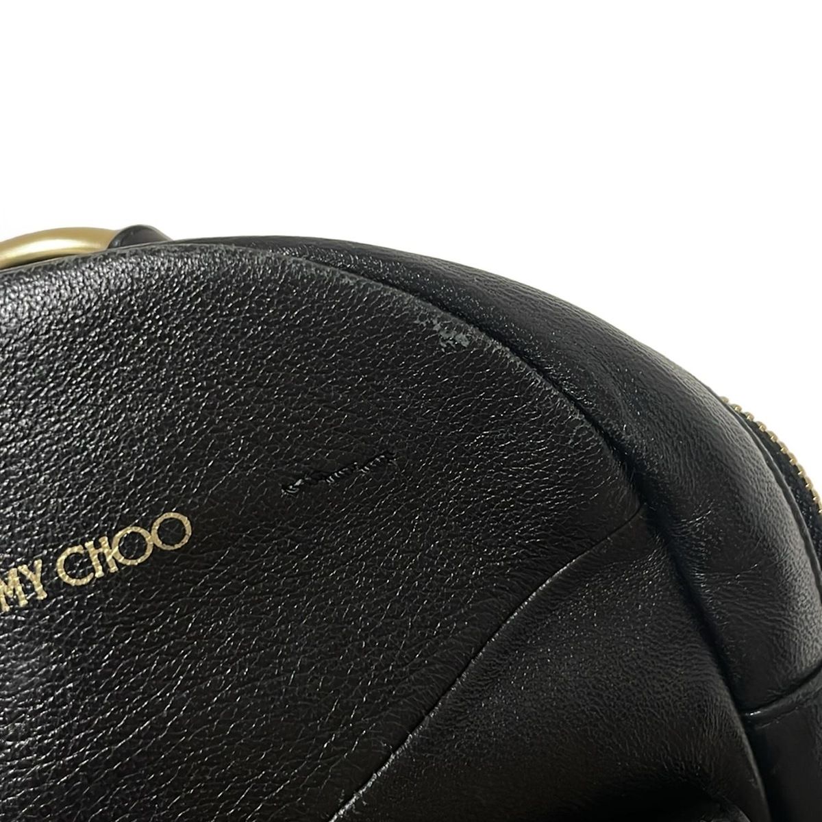 美品✨ジミーチュウ キャシー リュック ミニ レザー スタースタッズ ブラック JIMMY CHOO(ジミーチュウ) リュックサック キャシー 黒 スタッズ