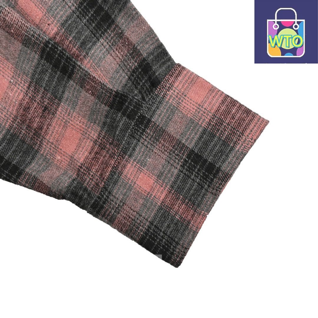 柔らかいコットンブラッシュド素材アウター トップス