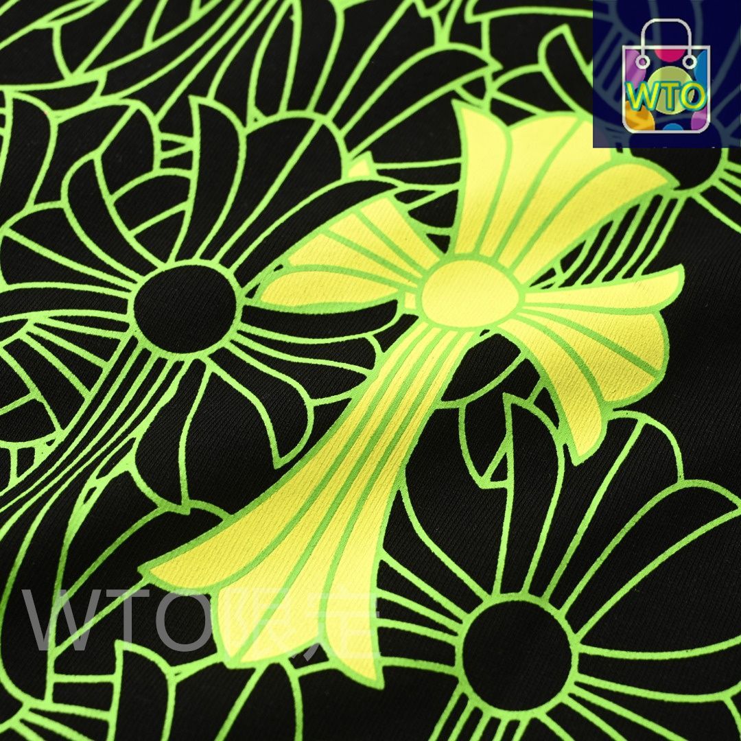 緑クロスファントムプリント長袖Tシャツシリーズ