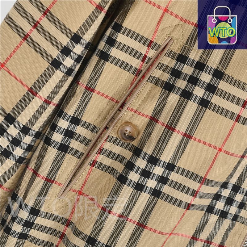  今日 Burberry バーバリー チェック柄ジッパーリバーシブル ジャケットシリーズ 軽量保温デザインアウター トップス トップス バレエ