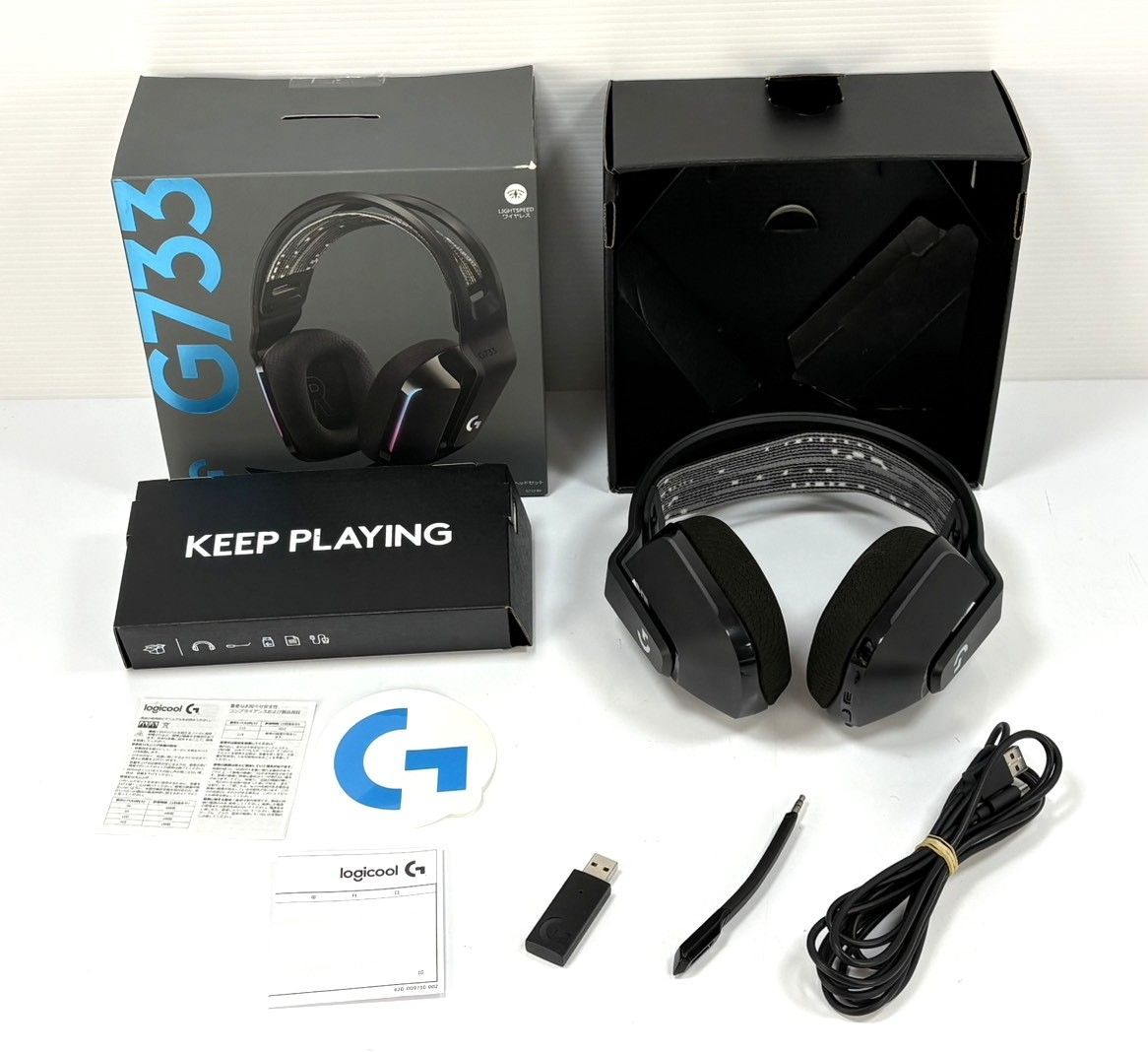 Logitech G733 ゲーミングヘッドセット ブラック ゲーミングヘッド