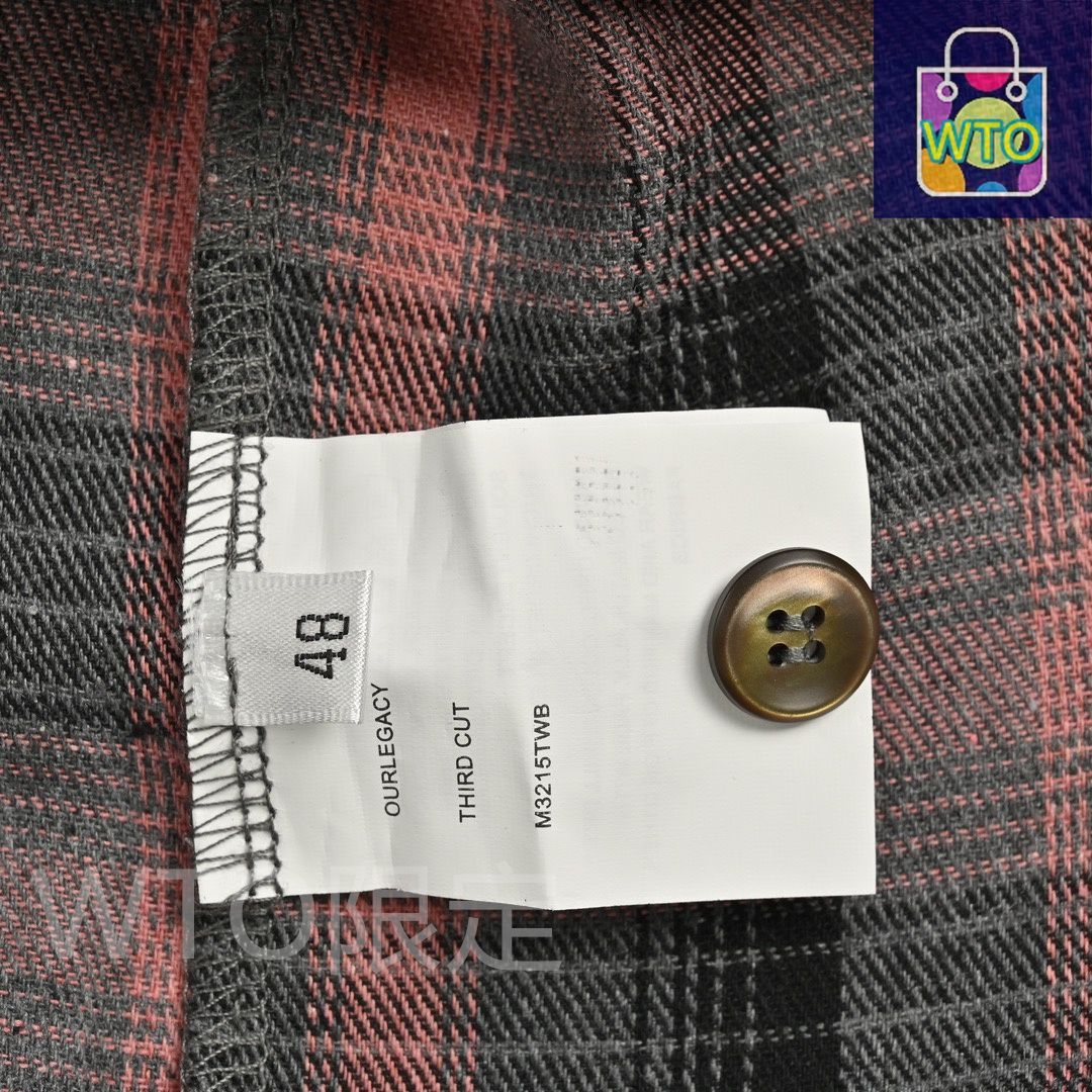 アウアレガシー チェック柄シャツ