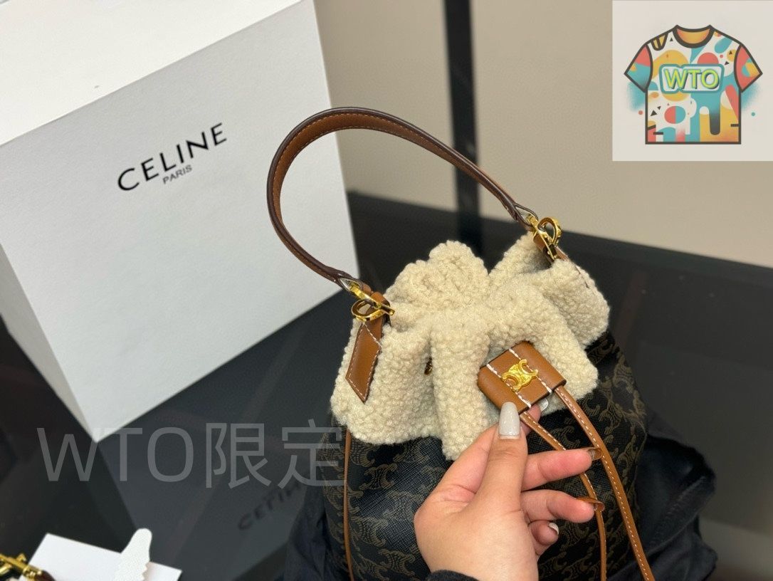 【激安通販】 Celine バケットバッグ モノグラムデザイン - 折り畳みボックス付き セリーヌ レディースバッグ｜WTO通販｜ -WTO輸入-AIA56 日常使いにぴったり