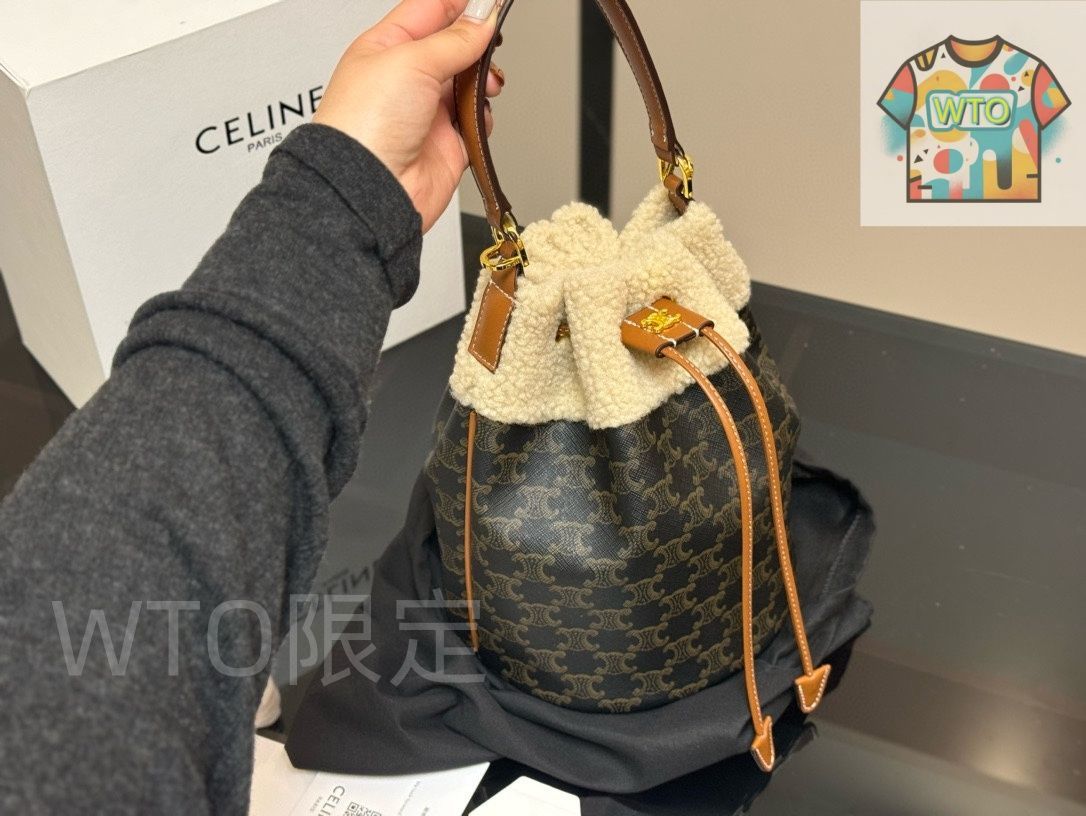 Celine バケットバッグ モノグラムデザイン - 折り畳みボックス付き セリーヌ レディースバッグ|WTO通販| -WTO輸入-AIA56