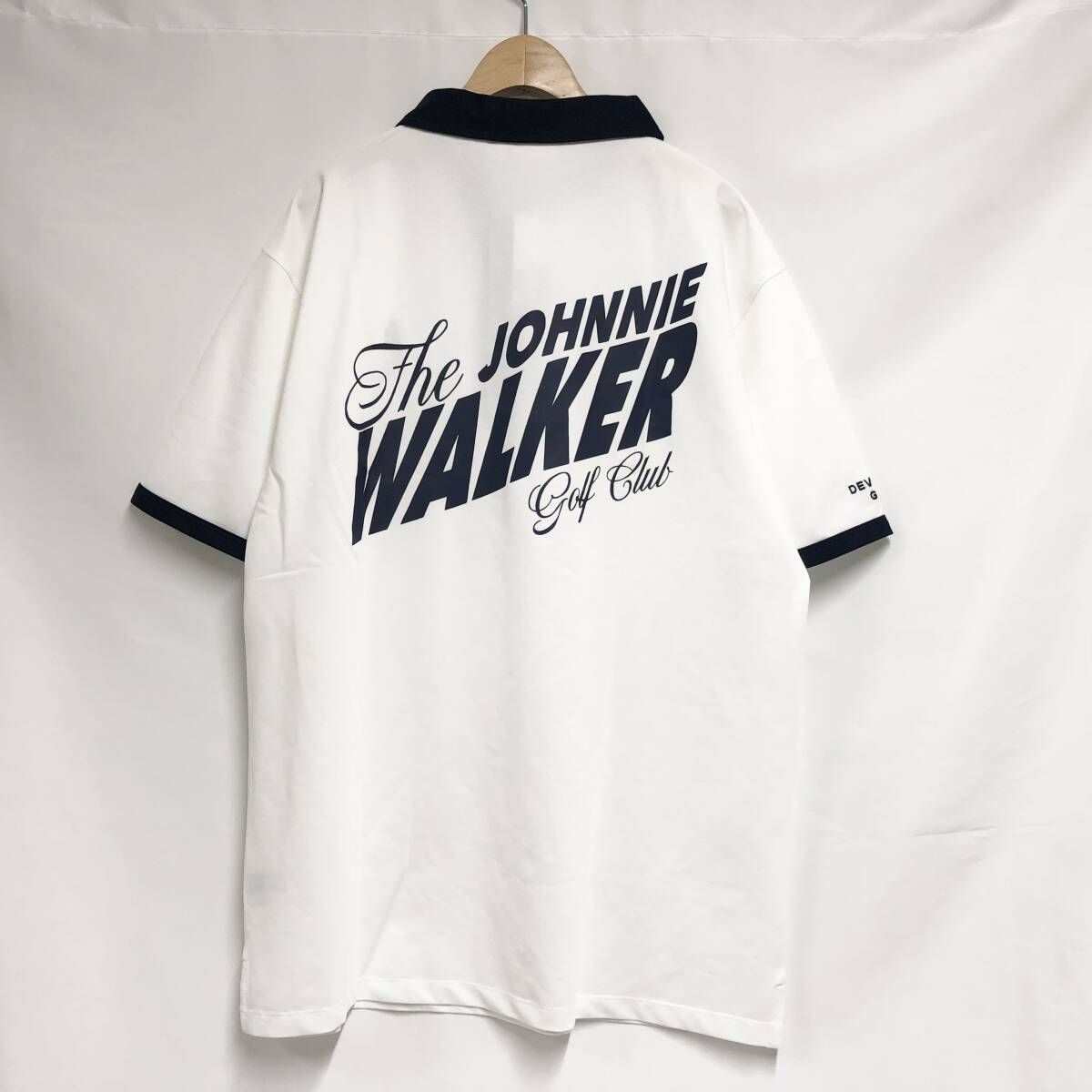 ゴルフ 新品 未使用 DEVEREUX GOLF×Johnnie Walker ロゴポロシャツ L