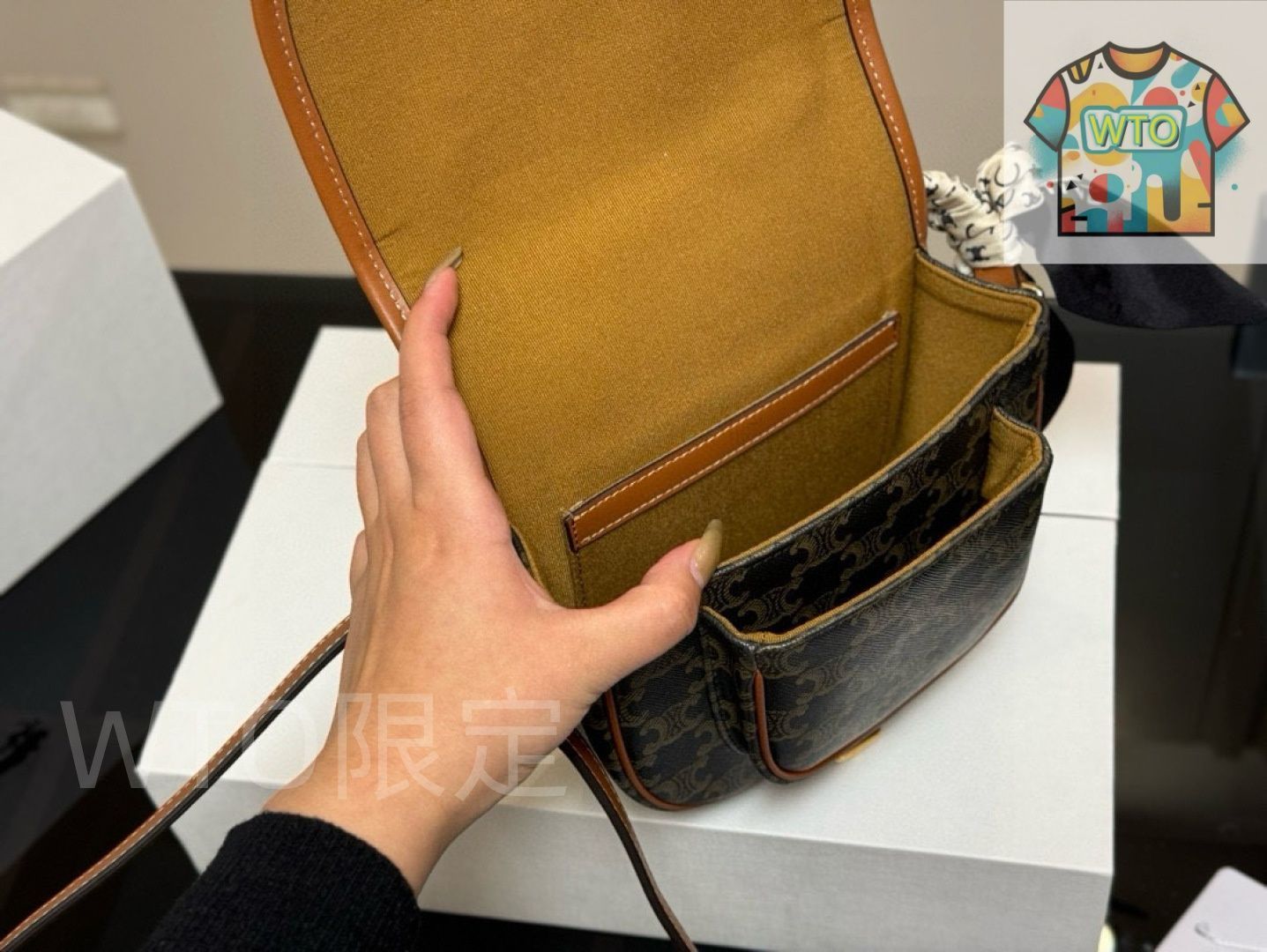 洗いやすい Celine サドルバッグ モノグラムデザイン - ギフトボックス付き セリーヌ レディースバッグ｜WTO通販｜ -WTO輸入-RKQ76 納得のいく