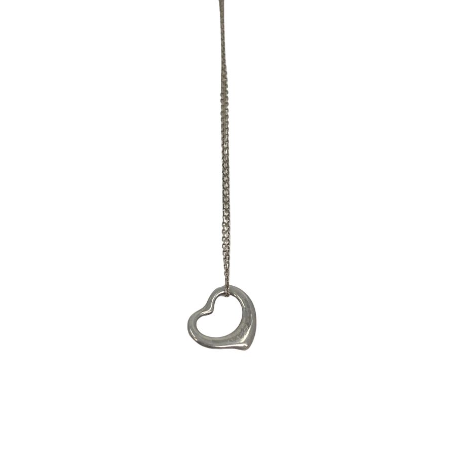 TIFFANY ネックレス オープンハート 中
