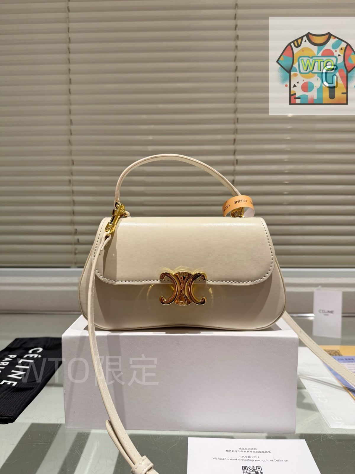 Celine トリオンフ ショルダーバッグ - ギフトボックス付き セリーヌ レディースバッグ｜WTO通販｜ -WTO輸入-DTY 81