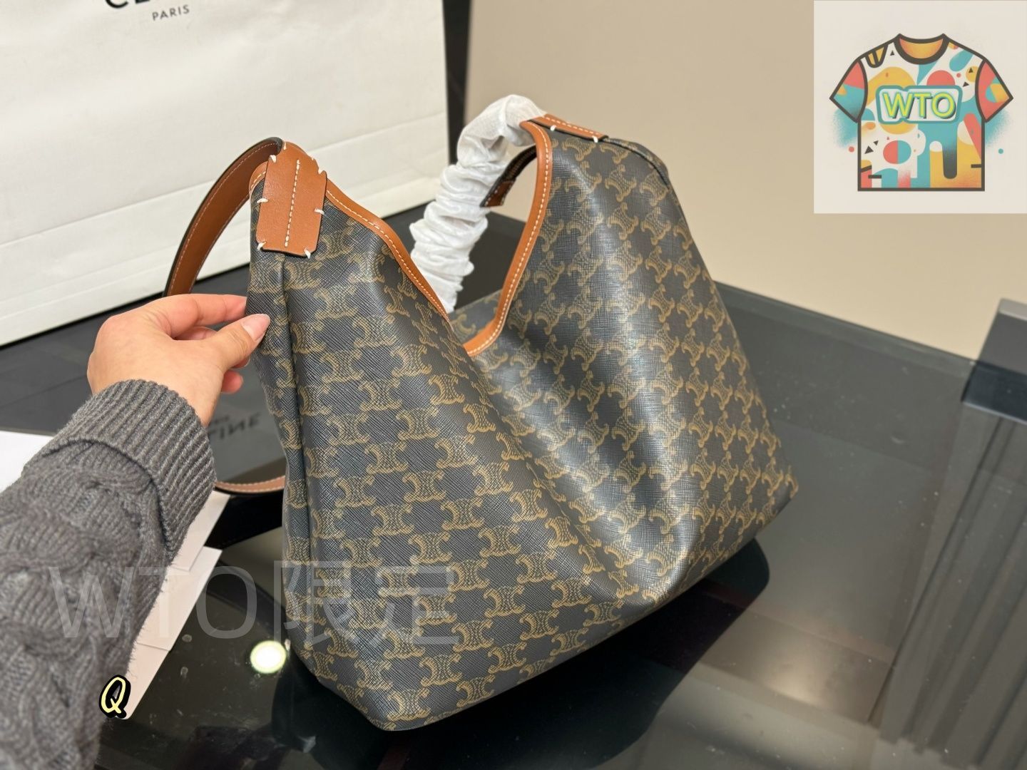 Celine ホーボーバッグ トリオンフデザイン セリーヌ レディースバッグ｜WTO通販｜ -WTO輸入-MXI29