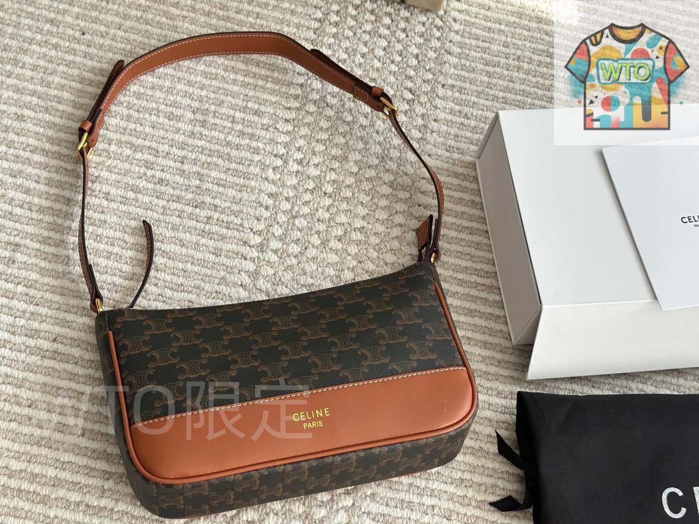 Celine マージャン アンダーアームバッグ - 折り畳みボックス付き セリーヌ レディースバッグ| | -WTO輸入