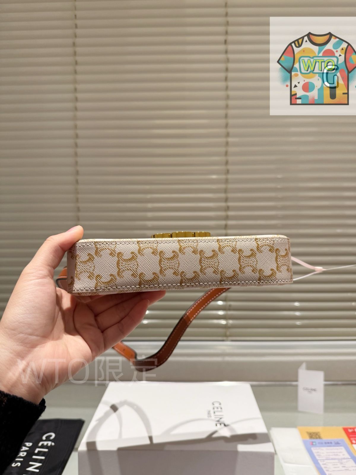  Celine トリオンフ ショルダーバッグ - ギフトボックス付き セリーヌ レディースバッグ｜WTO通販｜ -WTO輸入-RYP 47 ハンドバッグ バッグ