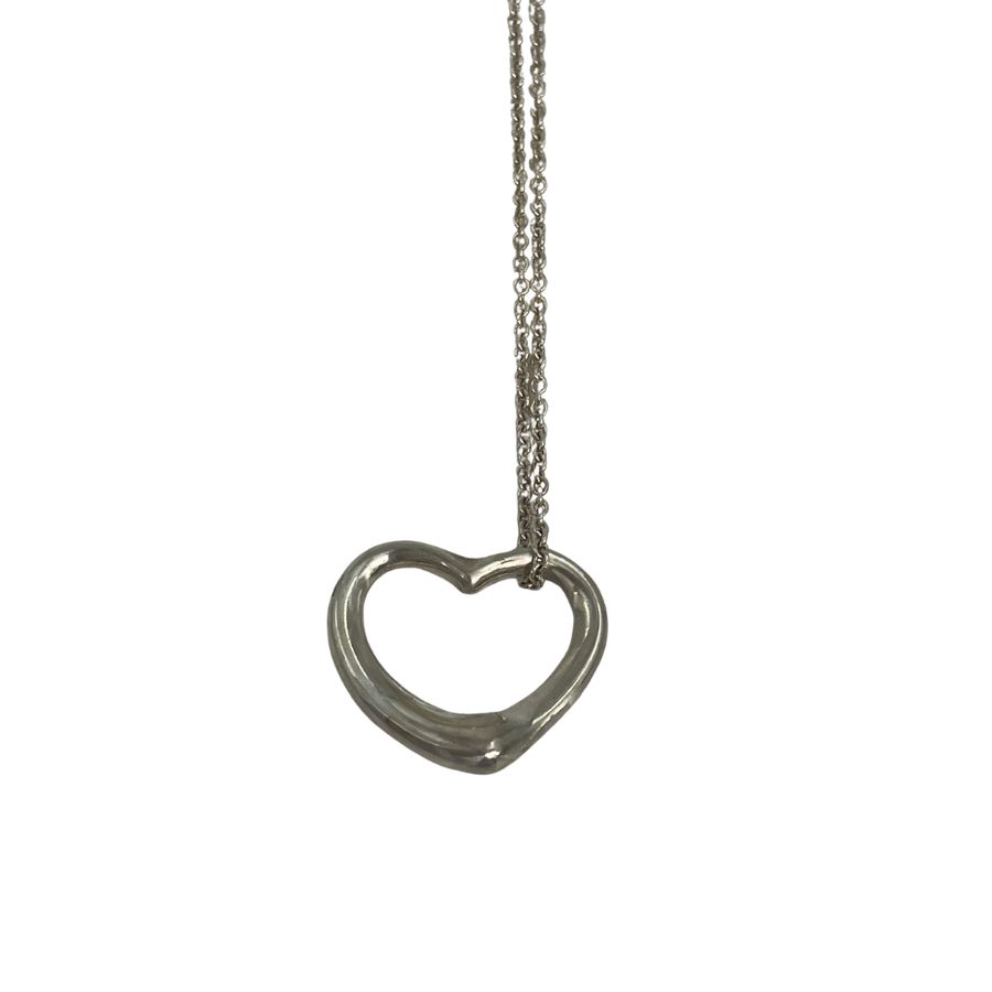 TIFFANY ネックレス オープンハート 大