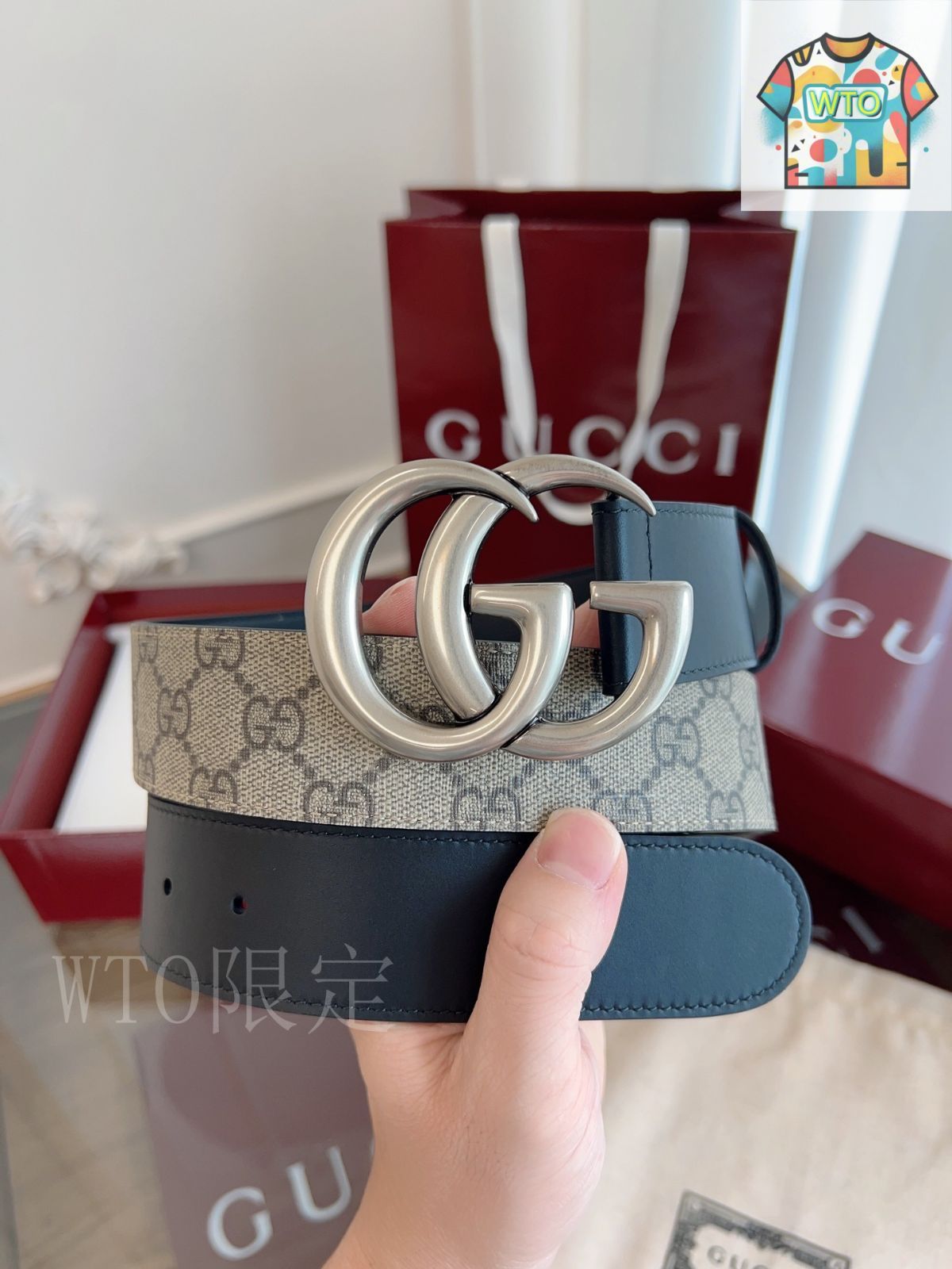 WTO通販 GUCCI グッチ レザーベルト-WTO輸入-YCC13