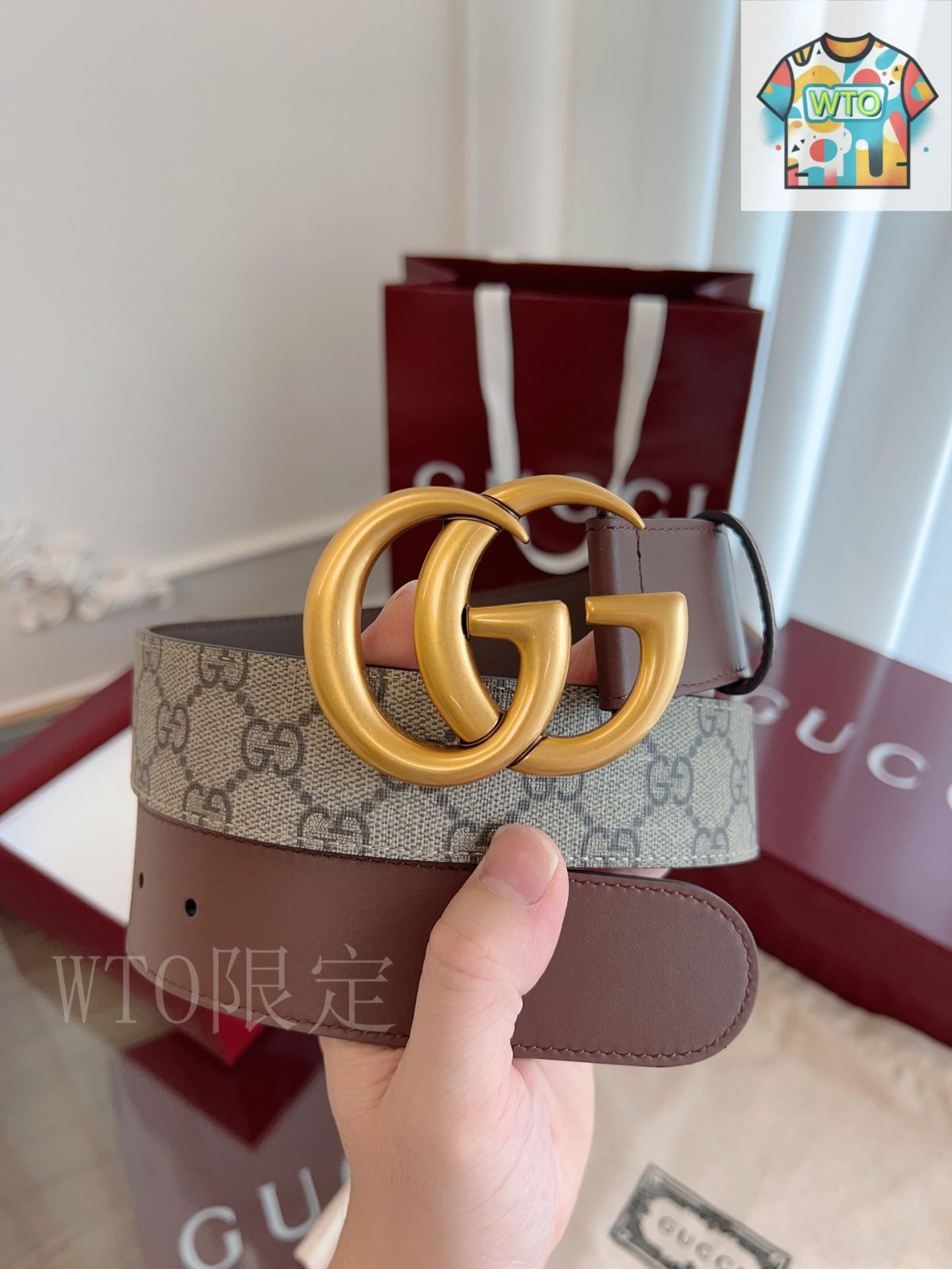 WTO通販 GUCCI グッチ レザーベルト-WTO輸入-NXU24