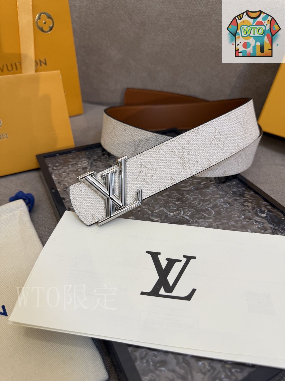 WTO通販 Louis Vuitton ルイヴィトン Dimension リバーシブルベルト-WTO輸入-VTJ01