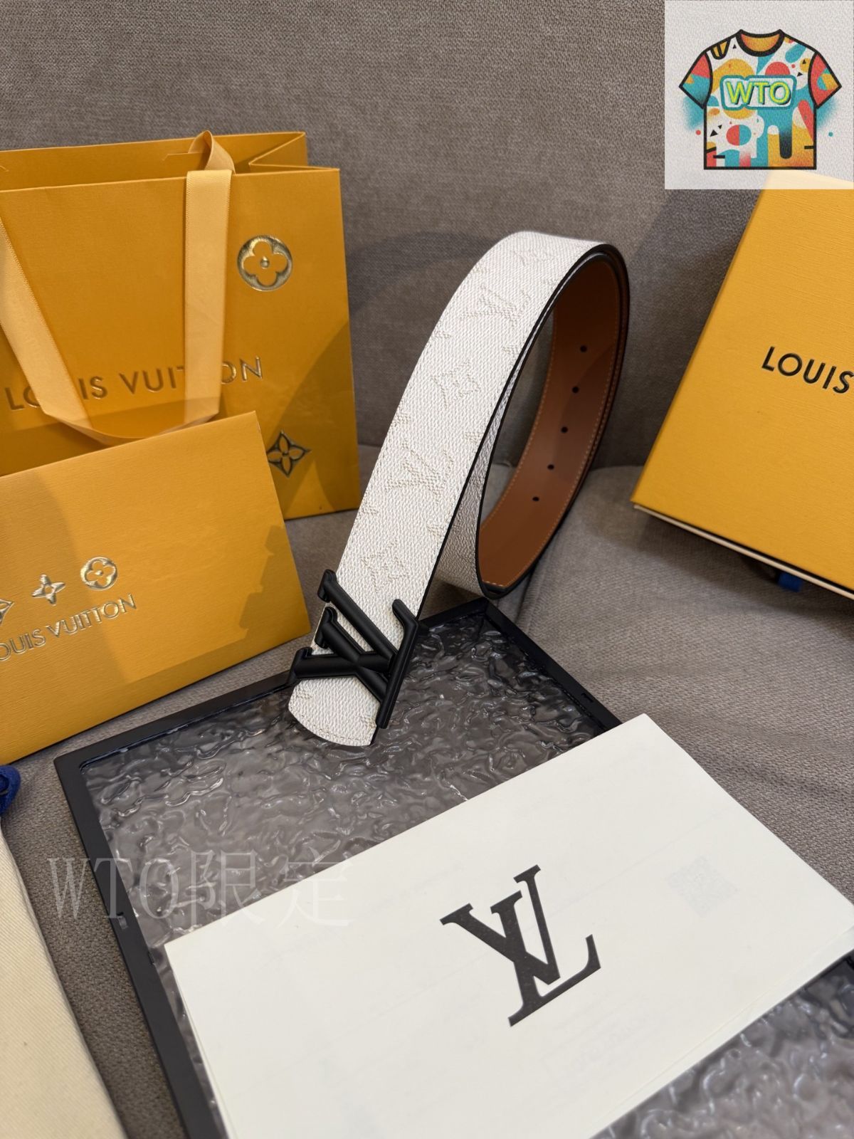 WTO通販 Louis Vuitton ルイヴィトン Dimension リバーシブルベルト-WTO輸入-KHI61 MERCADOAVALIA_COM_BR