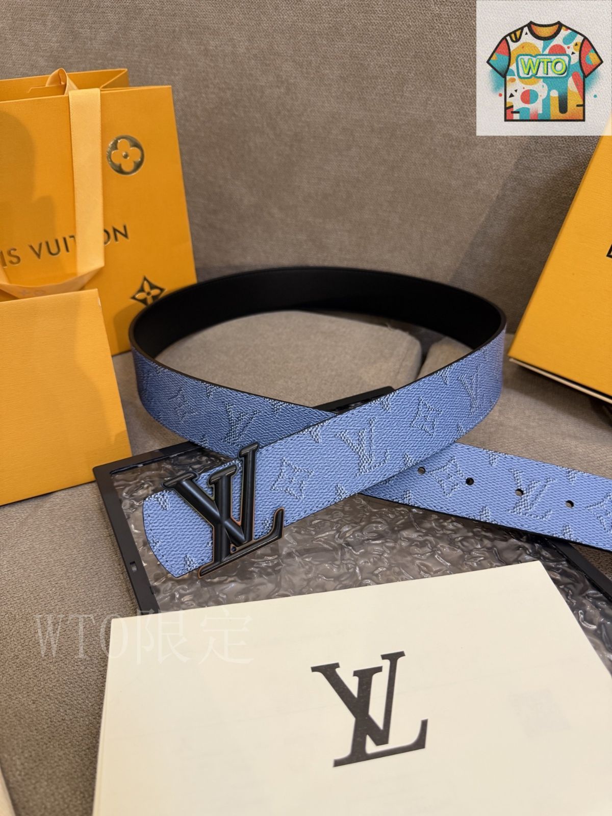 WTO通販 Louis Vuitton ルイヴィトン Dimension リバーシブルベルト-WTO輸入-ZZM63