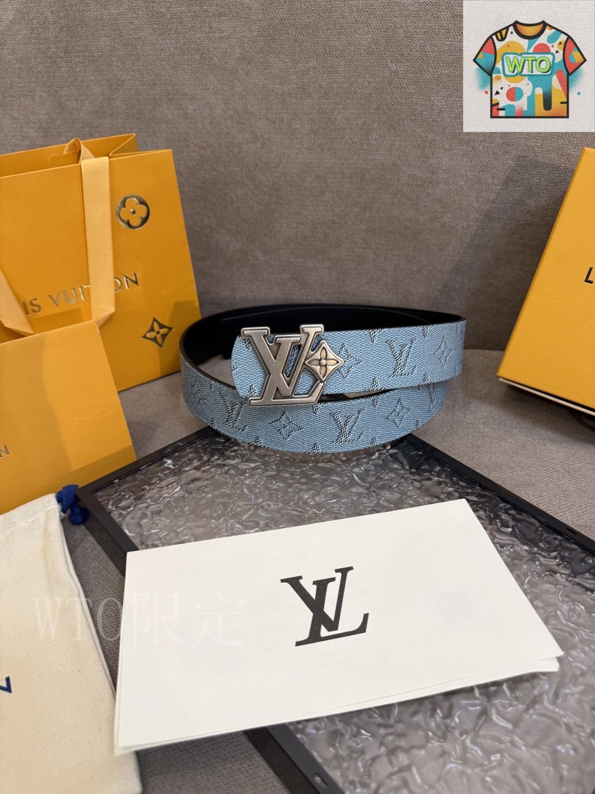 WTO通販 Louis Vuitton ルイヴィトン Dimension リバーシブルベルト-WTO輸入-VCJ51