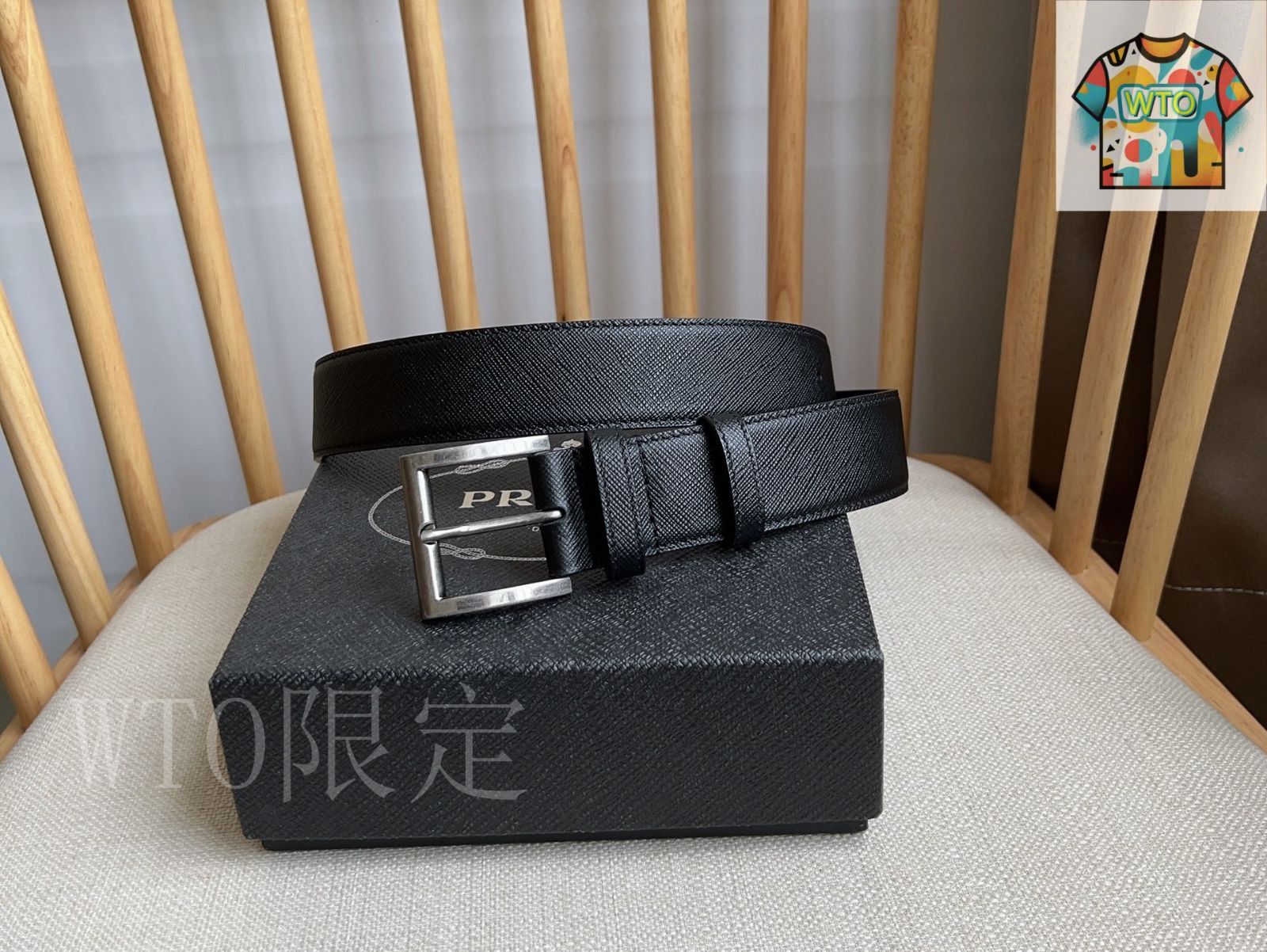 WTO通販 PRADA プラダ レザーベルト-WTO輸入-KJS89
