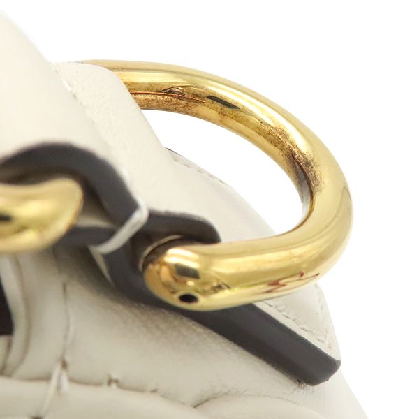 グッチ GUCCI 2WAYバッグ ダイアナ スモール レザー ホワイト ゴールド