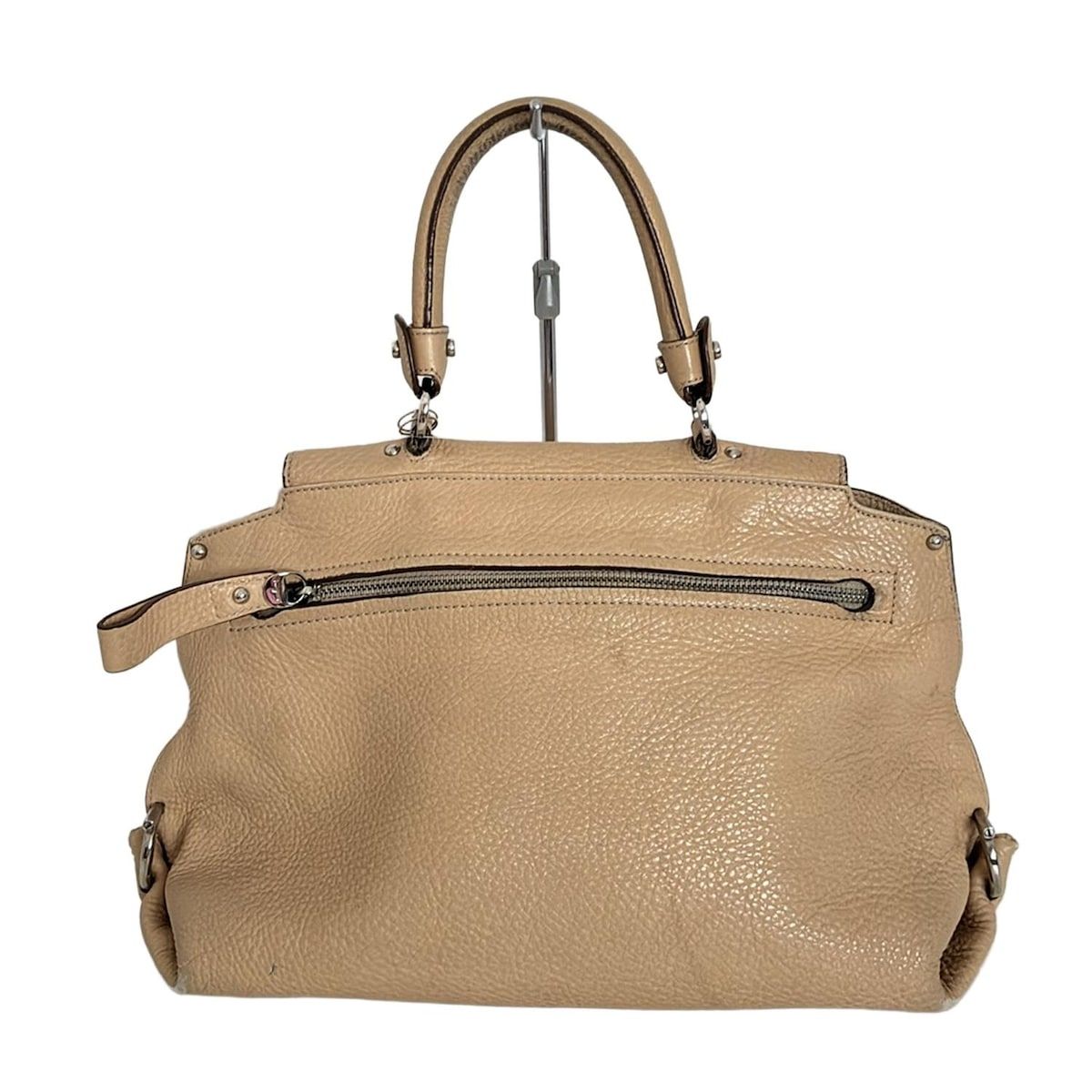 サルヴァトーレ　フェラガモ　ジュリエット　ガンチーニ　ハンドバッグ　ベージュ サルヴァトーレフェラガモジュリエットガンチーニハンドバッグベージュ