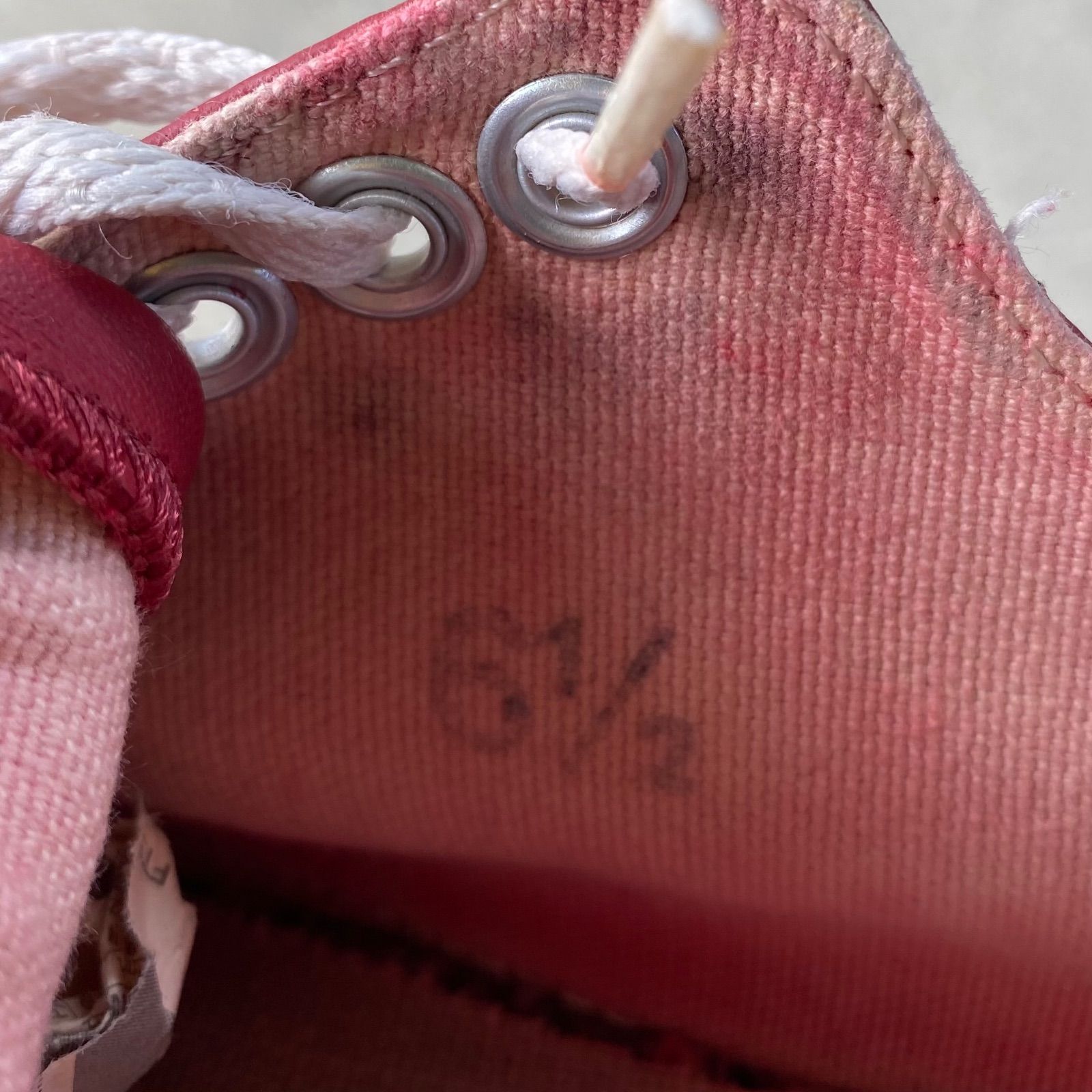 ジャックパーセル ワインレッド