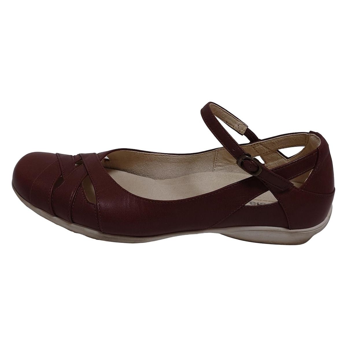 pedala ペダラ フラットシューズ 23 1 2 EE レディース ダークブラウン レザー