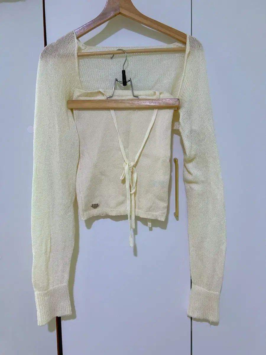 ペインオアプレジャー Daphne ボレロ カーディガン セット アイボリー