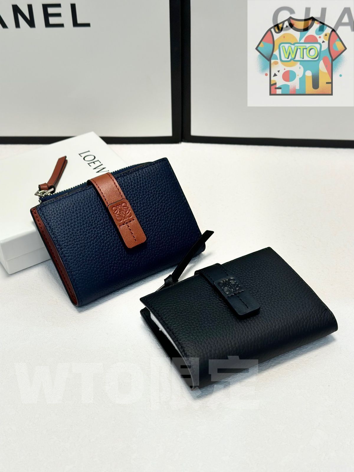 LOEWE ロエベ 財布 クレジットカードスロットに紙幣と手形を収納 両用カードバッグ財布 -WT0輸入