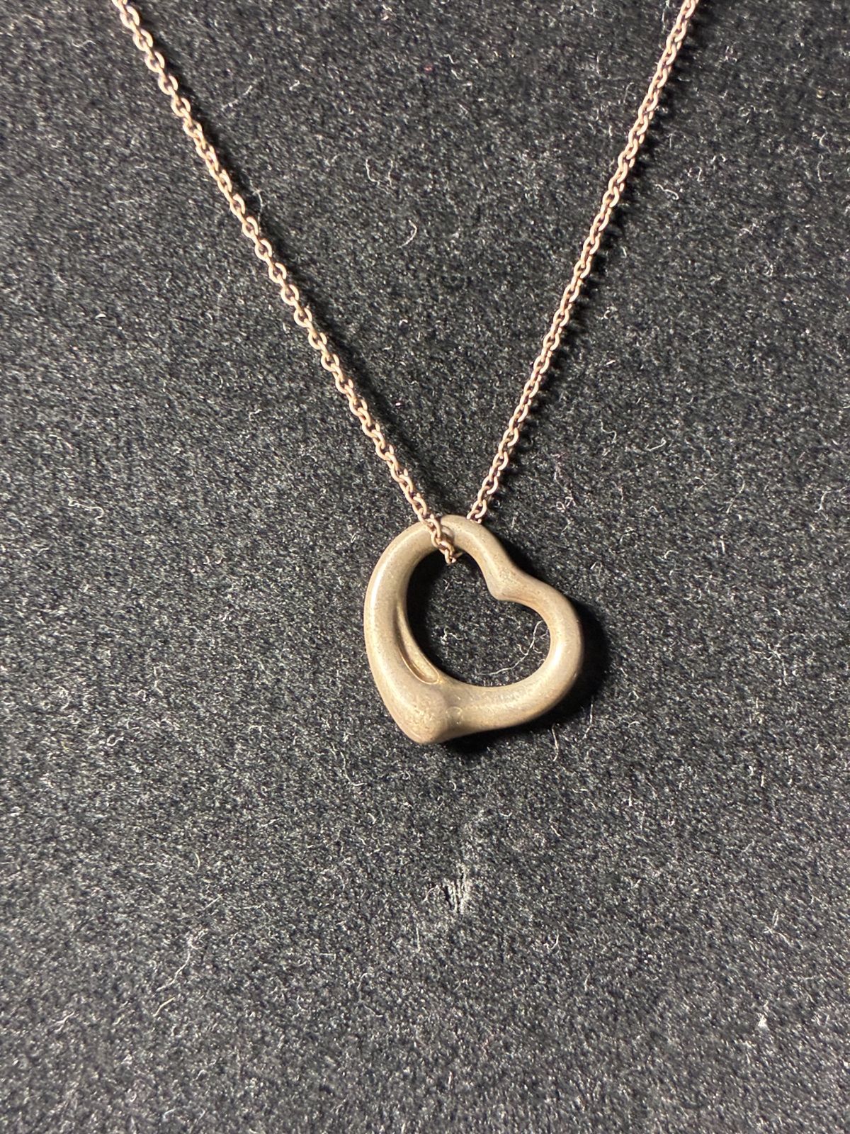 ティファニー オープンハート ネックレス B25093625