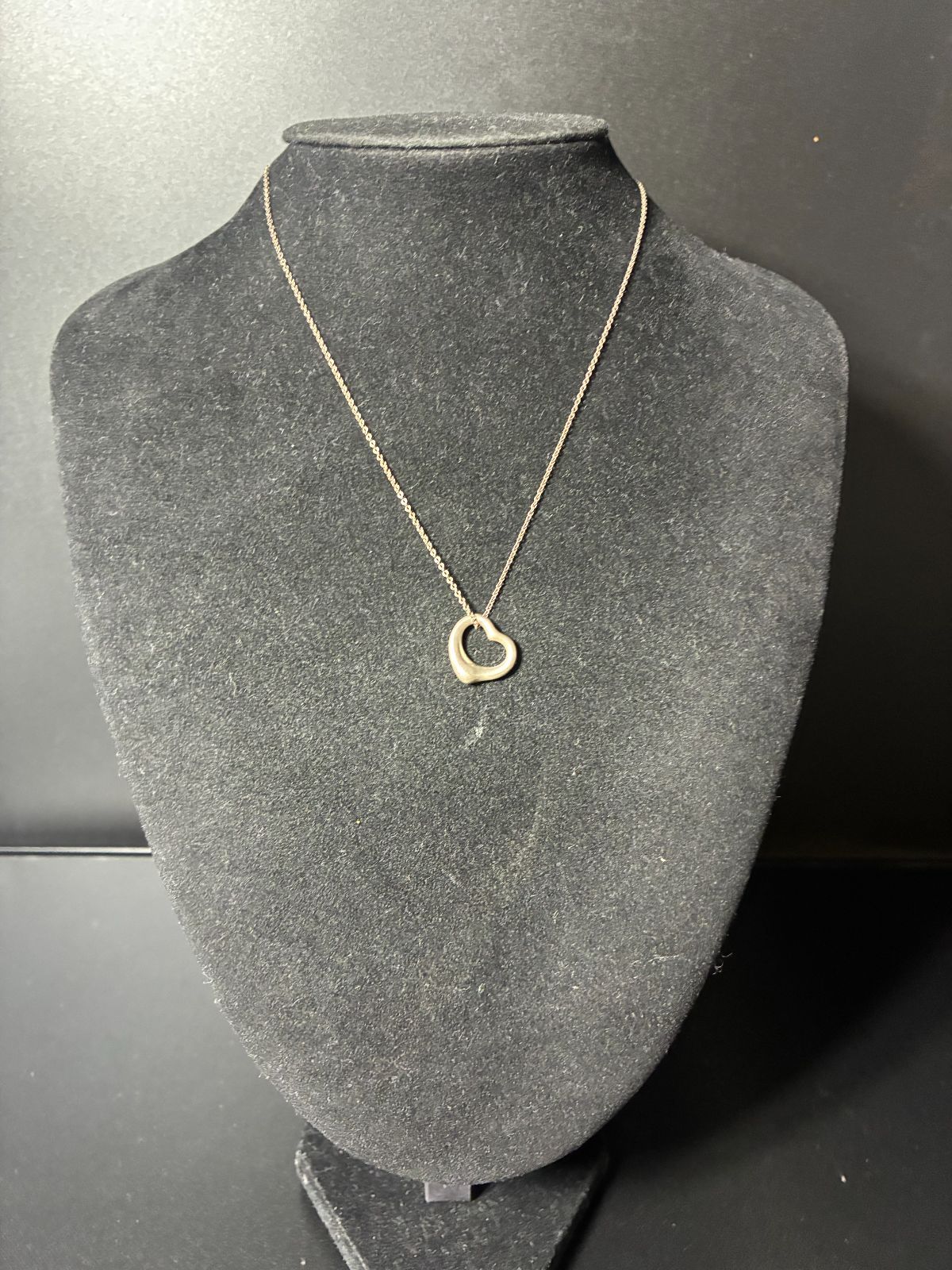 ティファニー オープンハート ネックレス