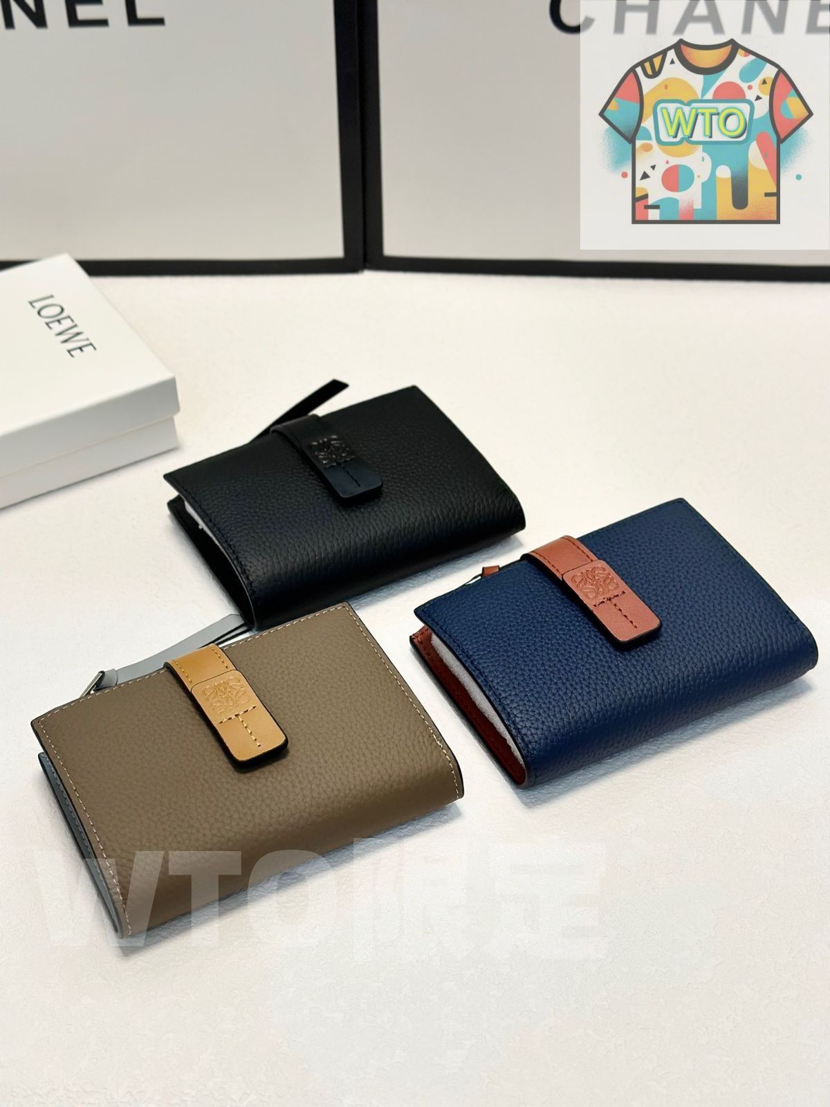 LOEWE ロエベ 財布 クレジットカードスロットに紙幣と手形を収納 両用カードバッグ財布 -WT0輸入