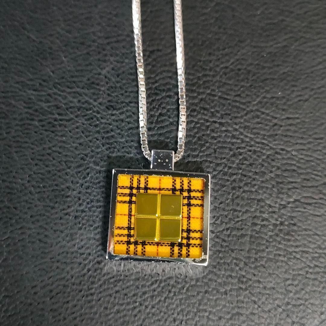 Burberry バーバリー ネックレス ノヴァチェック シルバー
