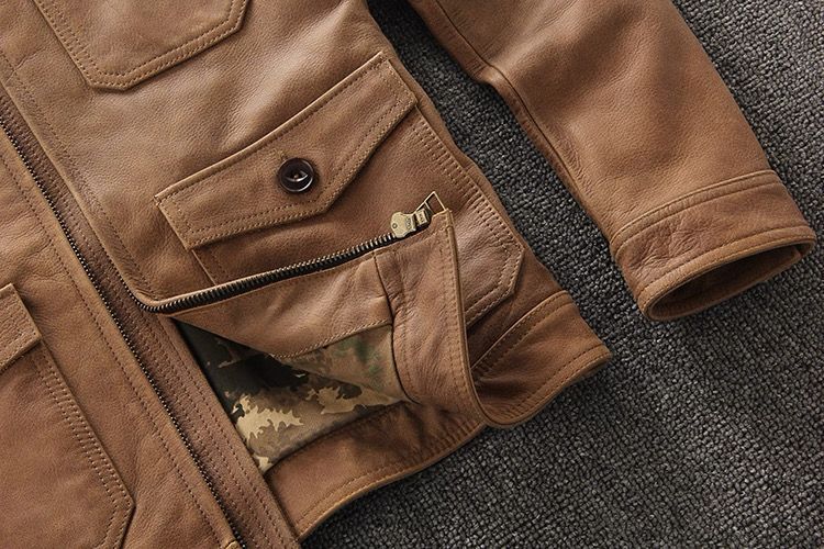 頭層小牛革 ハンティング×ライダース