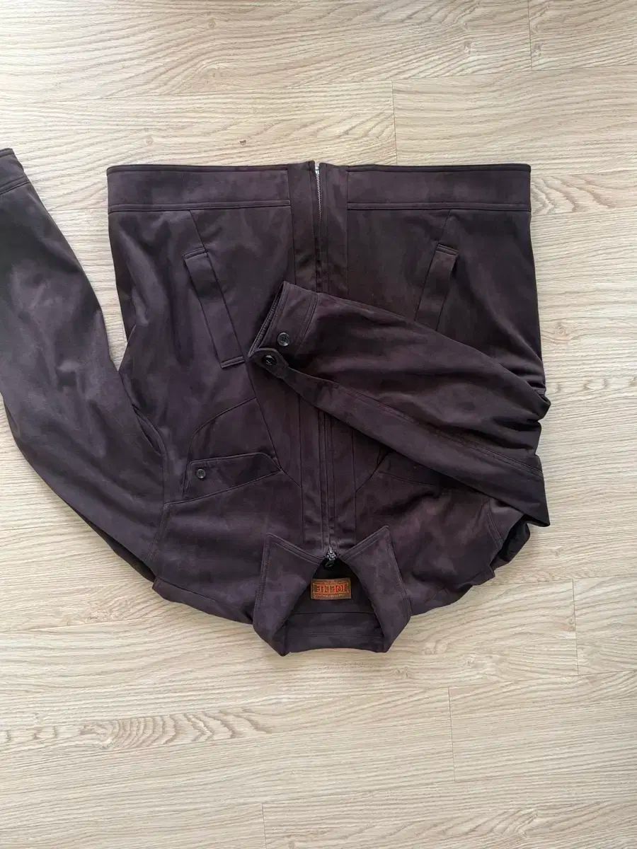 祖母の家に行く犬用ジャケット - ブラウン サイズ2