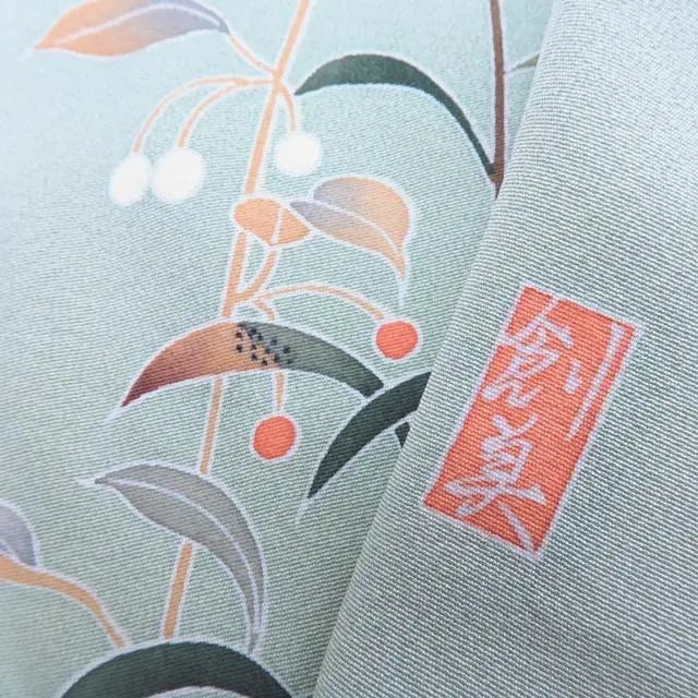 百華❀Y3859◇未着用 正絹 作家物落款 手描き友禅 手縫い仕立て 訪問着